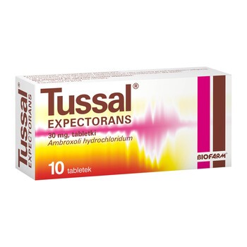 Tussal Expectorans, 30 mg, tabletki, 10 szt.