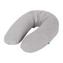 Cebuszka Physio Multi, poduszka wielofunkcyjna, Dżersey Melanż Light Grey, rozmiar 190 cm x 35 cm, 1 szt.