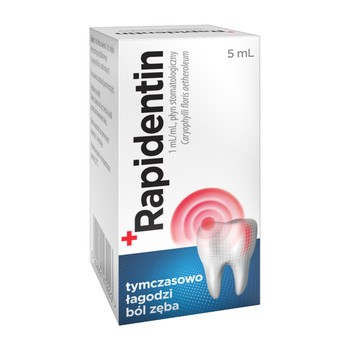 Rapidentin, 1 ml/ml, płyn do stosowania w jamie ustnej, 5 ml