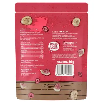 Helpa, Suchy Prowiant MIX z Figą, mieszanka liofilizowanych owoców, 20 g