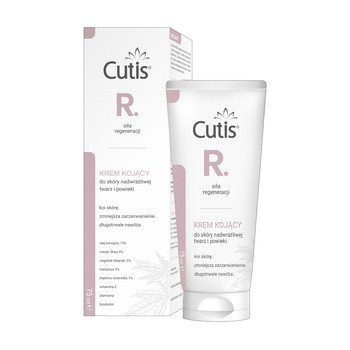 Cutis R-Regeneracja, krem kojący do twarzy i powiek dla skóry nadwrażliwej, 75 ml