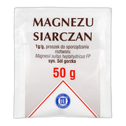 Magnezu siarczan (Magnesium sulfas), proszek do sporządzania roztworu, 50 g (Hasco)