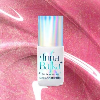 Maga Cosmetics Inna Bajka, lakier hybrydowy z pyłkiem, 866 andromeda, 6 ml