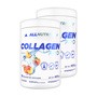 Zestaw 2 x Allnutrition Collagen Pro, proszek, smak brzoskwiniowy, 400 g