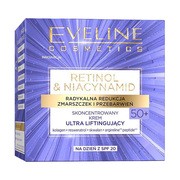 Eveline Cosmetics Retinol & Niacynamid, skoncentrowany krem ultraliftingujący na dzień, 50+, 50 ml        