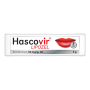 Hascovir Lipożel pro, 50 mg/g, żel, 3 g