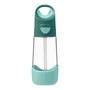 B.box, bidon tritanowy ze słomką, Emerald Forrest, 450 ml, 1 szt.