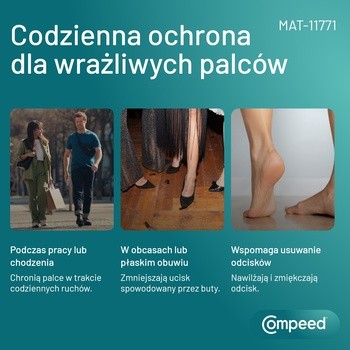 Plastry Compeed, na odciski między palcami, 10 szt.