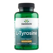 Swanson L-Tyrozyna, 500 mg, kapsułki, 100 szt.        
