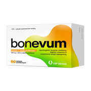 Bonevum, 600 mg + 400 IU, tabletki powlekane, 60 szt.
