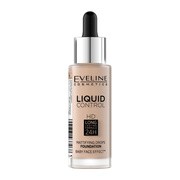 Eveline Cosmetics Liquid Control HD, matujący podkład do twarzy nr 030 w kolorze Sand Beige, 32 ml