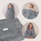 Lionelo Muslin Blanket, niemowlęcy kocyk muślinowy, Grey Dove, 1 szt.