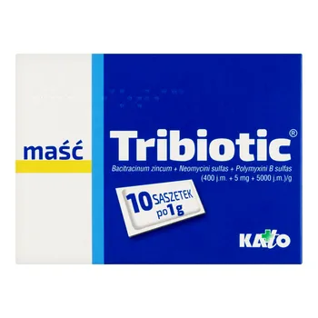Tribiotic maść 1g 10 saszetek [KATO LABS]