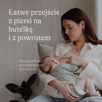 Lansinoh, butelki ze smoczkami o wolnym przepływie NaturalWave, rozmiar S, 2 x 160 ml