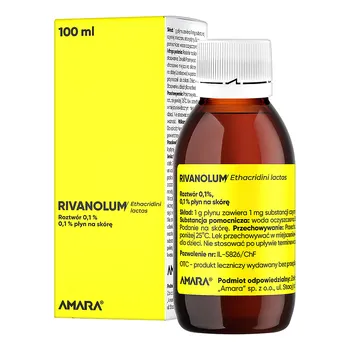 Rivanolum roztwór 0,1% 100 ml [AMARA]