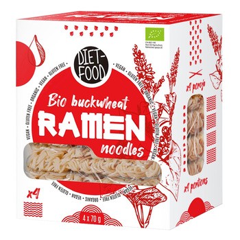 Diet-Food, Bio Ramen, makaron gryczany, 280 g