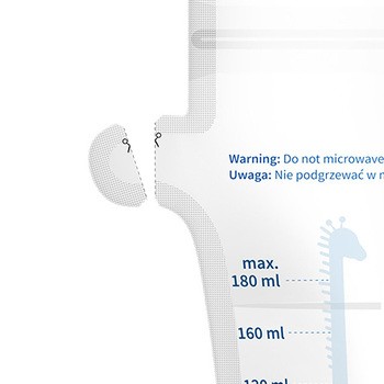 BabyOno, jednorazowe woreczki do przechowywania pokarmu,180 ml, 30 szt.