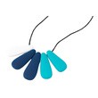 Jellystone Designs, silikonowy naszyjnik-gryzak Hawaii, 1 szt.