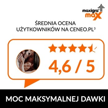 Maxigra Max, 50 mg, tabletki powlekane, 4 szt.