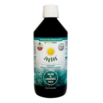 Joy Day, Eko koncentrat napoju probiotycznego, mięta, 500 ml