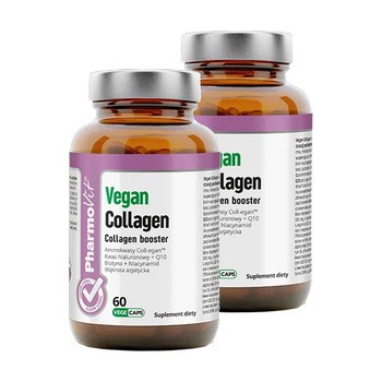 Zestaw 2x Pharmovit Vegan Collagen Collagen booster, kapsułki, 60 szt.