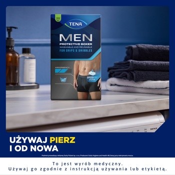 Tena Men Protective Boxer, bokserki chłonne, rozmiar XL, 1 szt.
