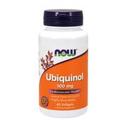 Ubiquinol 100 mg, kapsułki,  60 szt. (Now Foods)        