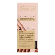 Bielenda Ujędrniające Peptydy, ujędrniająco-rozświetlający krem+serum peptydowe, pod oczy i na powieki, 15 ml