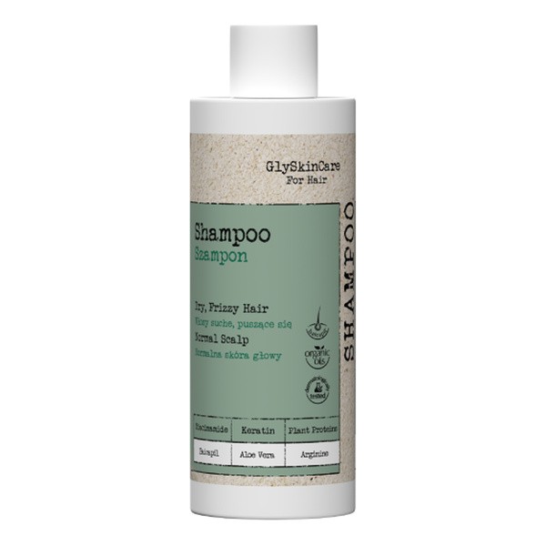 GlySkinCare GlySkinCare For Hair, szampon do włosów suchych i puszących się, 200 ml — Składniki i ocena