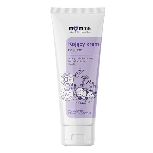 MomMe Momme, krem kojący na pupę od 1. dnia życia, 50 ml — Składniki i ocena