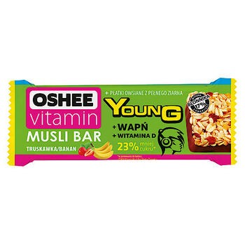Oshee Vitamin Musli Bar Young, baton zbożowy, 35 g