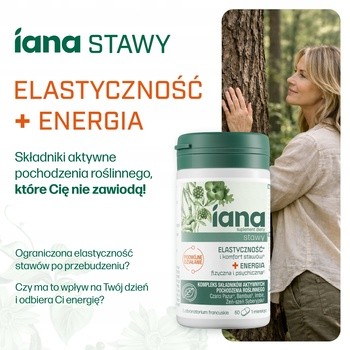 Iana Stawy Elastyczność + Energia, tabletki, 60 szt.