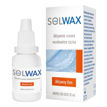 Solwax Active, krople do usuwania woskowiny usznej, 15 ml