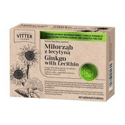Vitter Herbs Miłorząb z lecytyną, tabletki, 60 szt.