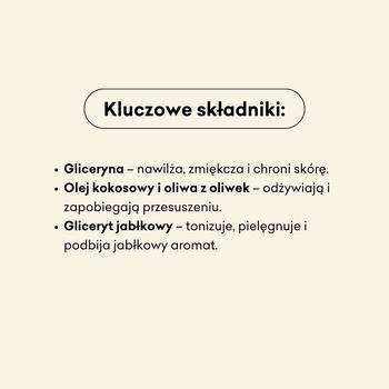 Mydlarnia 4Szapki, naturalne mydło w płynie Pieczone Jabłko, 300 ml