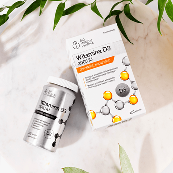 Bio MEdical Pharma Witamina D3 2000 IU, kapsułki, 120 szt.