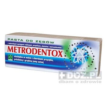 Metrodentox, pasta do zębów, 75 ml