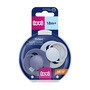 Canpol Lovi Prime, dynamiczny smoczek uspokajający silikonowy, 18 m+ Baby Blue/Blue, 2 szt.