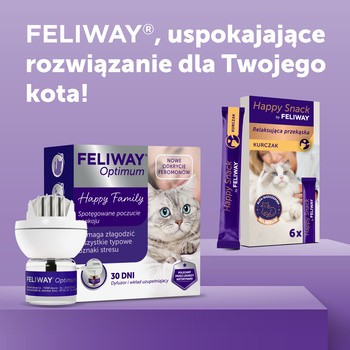 Feliway Optimum Kot, 1 dyfuzor + wkład uzupełniający, 48 ml