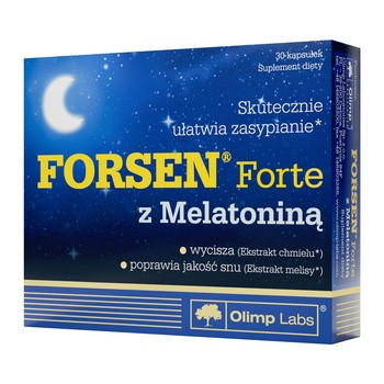 Olimp Forsen Forte z melatoniną, kapsułki, 30 szt.