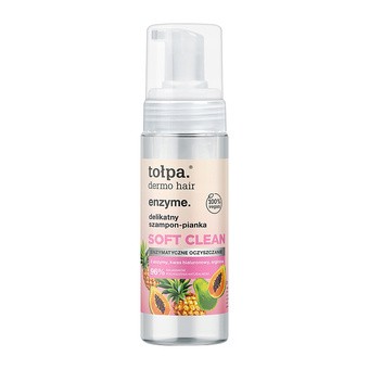 Tołpa dermo hair enzyme. Soft Clean, delikatny szampon-pianka, 150 ml