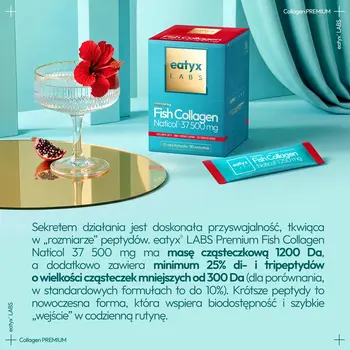 Eatyx LABS Premium Fish Collagen 37 500 mg, proszek, 30 saszetek