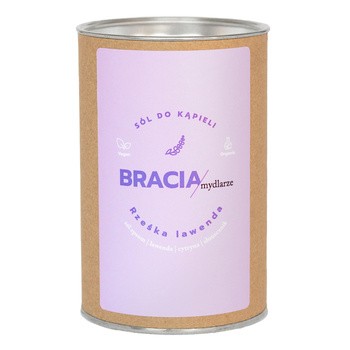 Bracia Mydlarze, sól do kąpieli, Rześka lawenda, 300 g