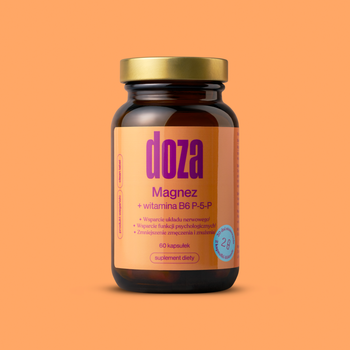 Doza Magnez + Witamina B6 P-5-P, kapsułki, 60 szt.
