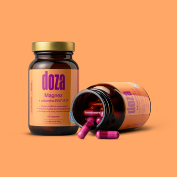 Doza Magnez + Witamina B6 P-5-P, kapsułki, 60 szt.