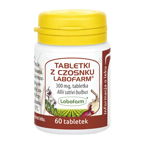 Czosnek 300 mg 60 tabletek [LABOFARM]