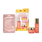 Skin627 Collagen with Peptide, przeciwstarzeniowy zestaw do twarzy, krem, 50 ml, serum, 50 ml, maseczki, 3 x 22 ml https://azcdn.doz.pl/image/d/product/20ce3074-scale-180x180.png