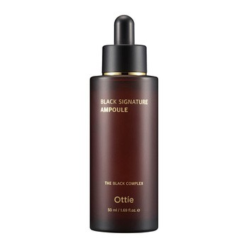 Ottie Black Signature, ampułka do twarzy ze śluzem ślimaka, 50 ml