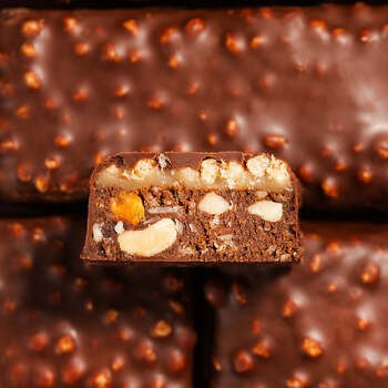 Fizi, Choco Crunch, Mood Booster, baton czekoladowo-karmelowy, 40 g