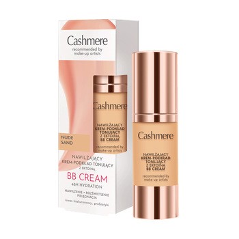 Cashmere BB, nawilżający krem-podkład tonujący z ektoiną, Nude Sand, 30 ml